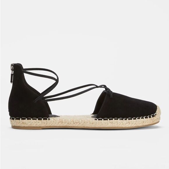 Eileen Fisher | Lace Leather Espadrille - Picture 1 of 6
